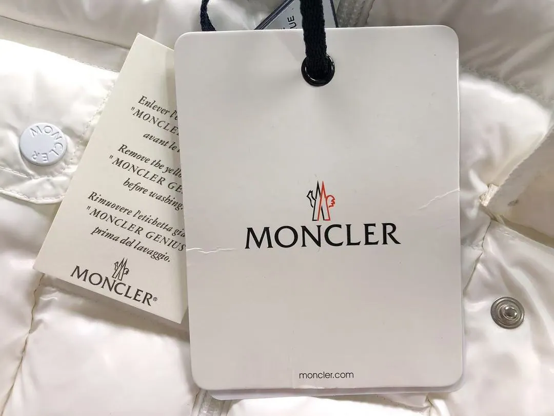 Moncler White Quilted Puffer