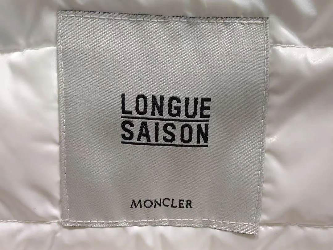 Moncler White Quilted Puffer