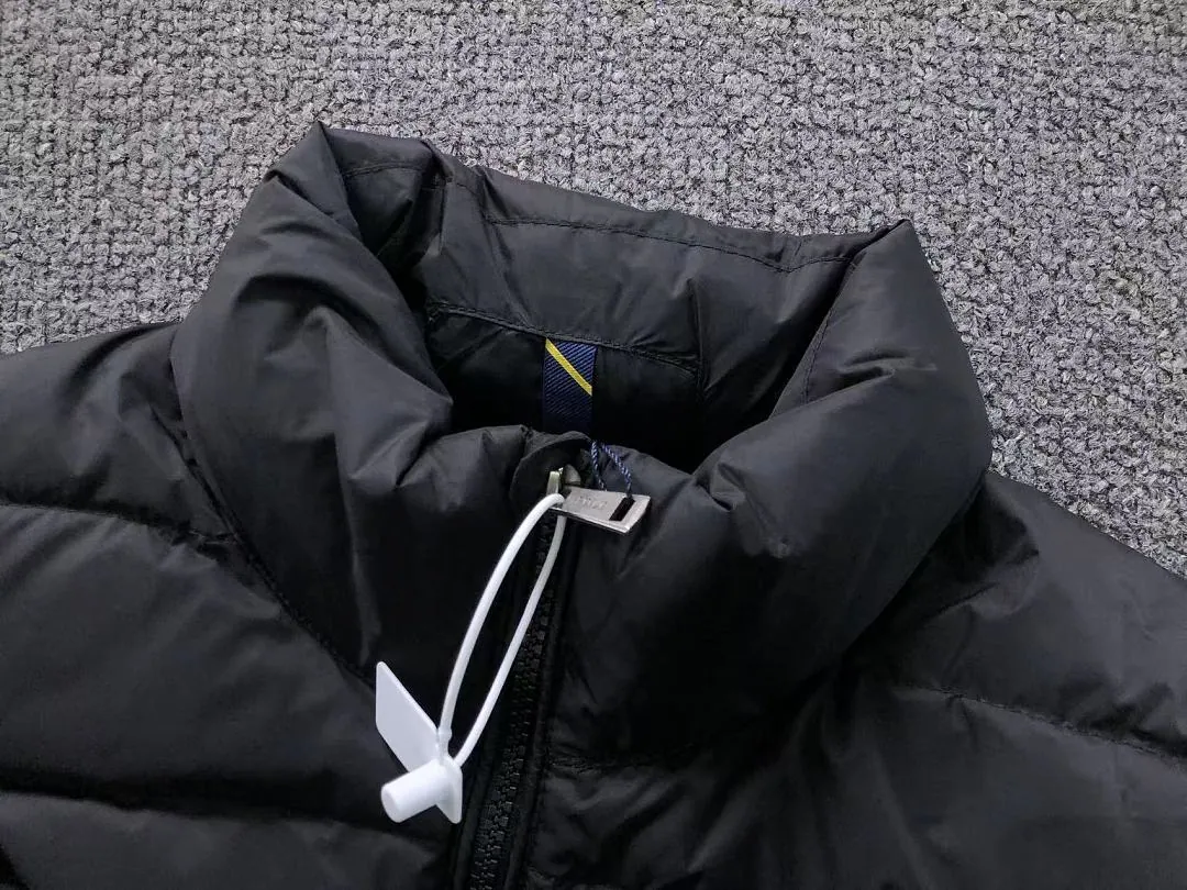 Ralph Lauren Black Glossy Packable Puffer