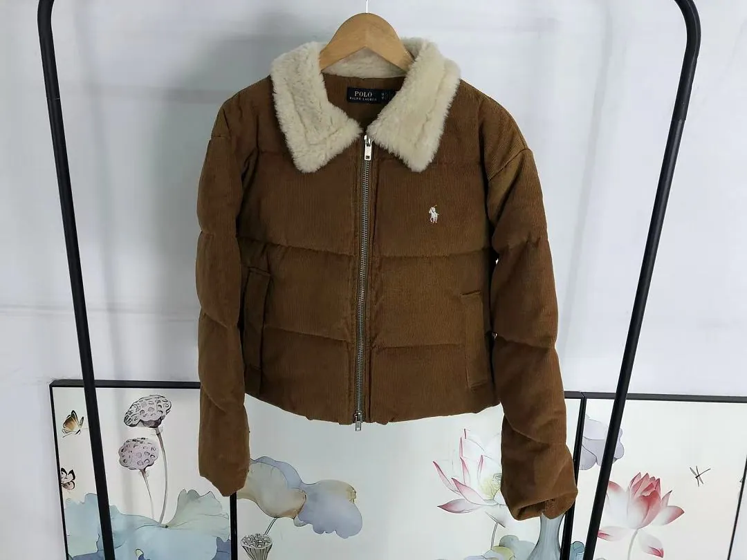 Ralph Lauren Tan Sherpa Corduroy Jacket