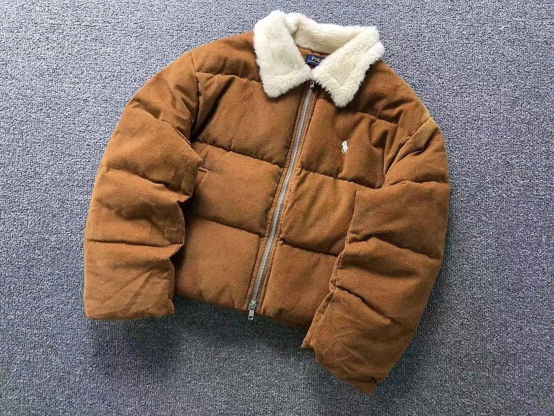 Ralph Lauren Tan Sherpa Corduroy Jacket