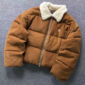 Ralph Lauren Tan Sherpa Corduroy Jacket