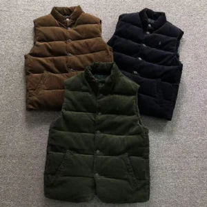 Ralph Lauren Green Plaid Down Vest