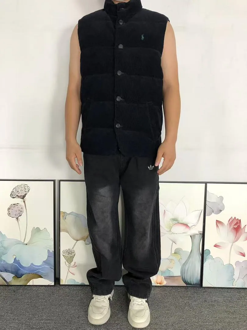 Ralph Lauren Green Plaid Down Vest