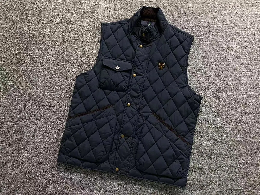 Ralph Lauren Black Matte Down Vest