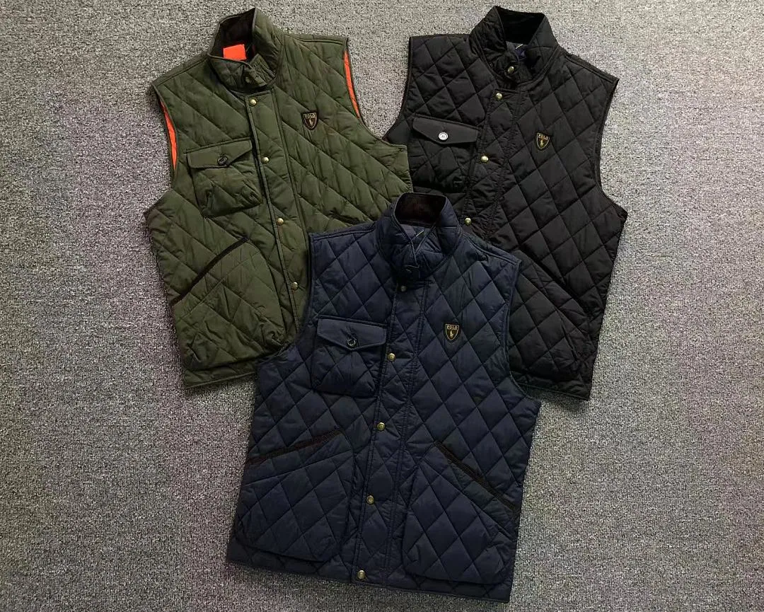 Ralph Lauren Black Matte Down Vest