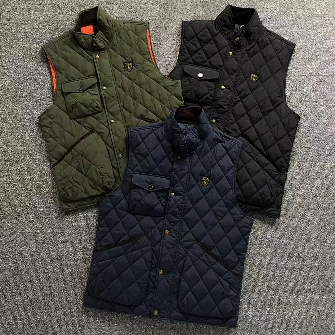 Ralph Lauren Black Matte Down Vest
