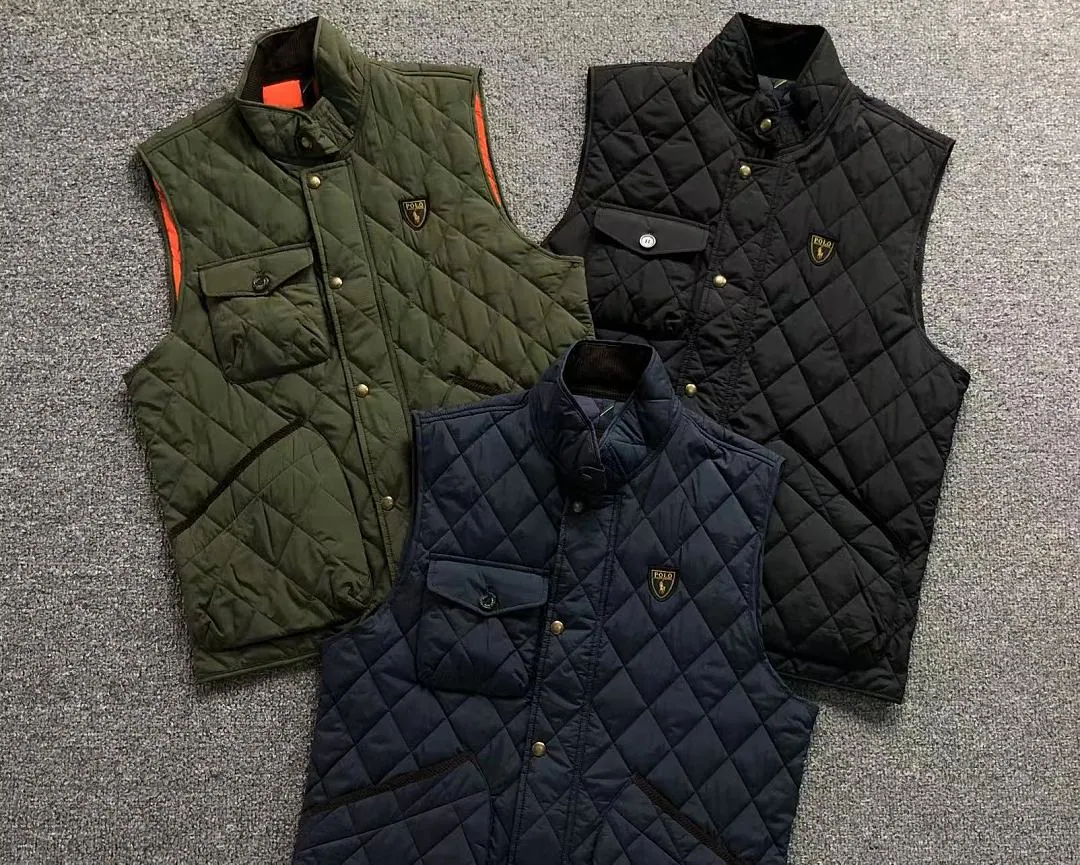Ralph Lauren Black Matte Down Vest