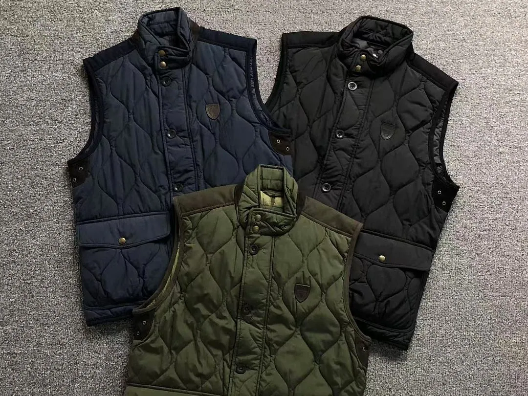 Ralph Lauren Black Quilted Down Vest B