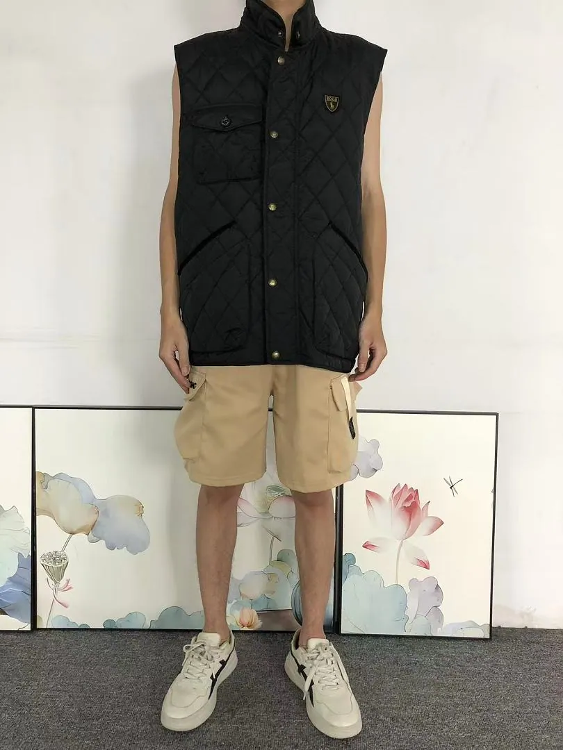 Ralph Lauren Black Quilted Down Vest B