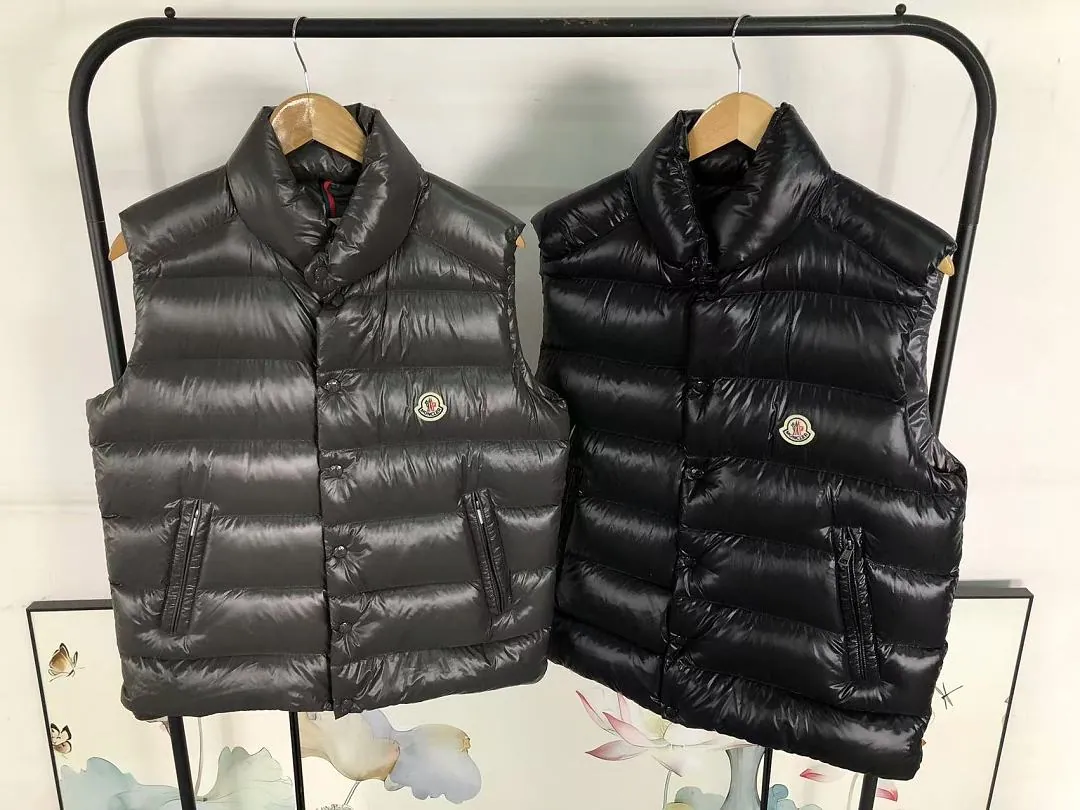 Moncler Grey Gunmetal Puffer Vest