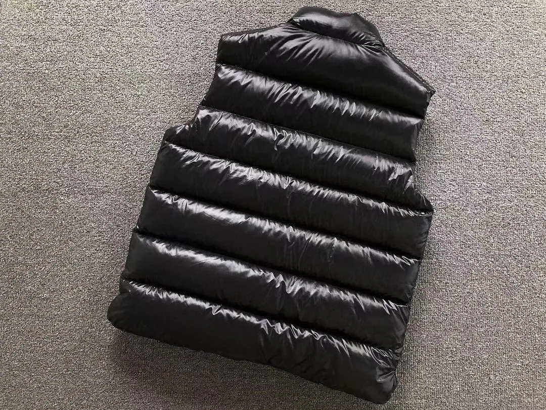 Moncler Grey Gunmetal Puffer Vest