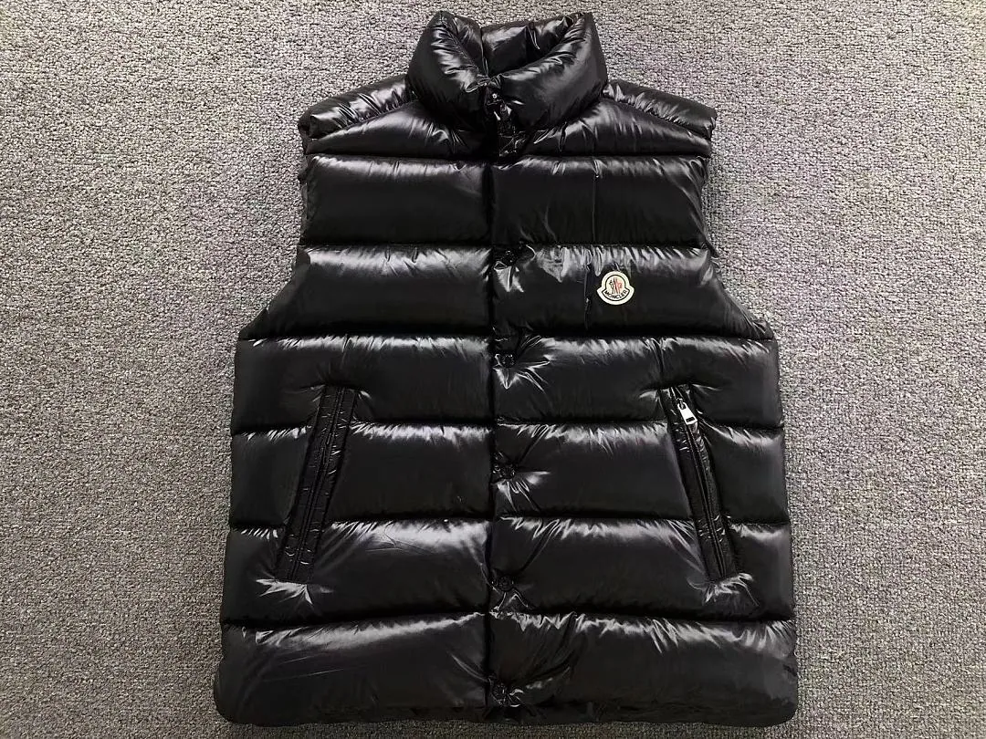 Moncler Grey Gunmetal Puffer Vest