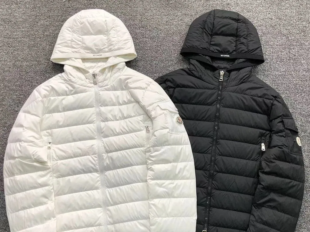 Moncler Black Longline Down Parka