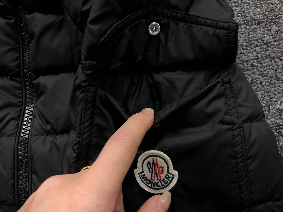 Moncler Black Longline Down Parka