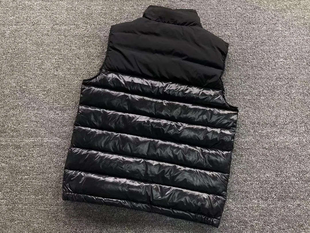 Moncler Black Slim Fit Down Vest