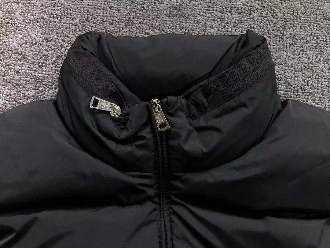 Moncler Black Slim Fit Down Vest