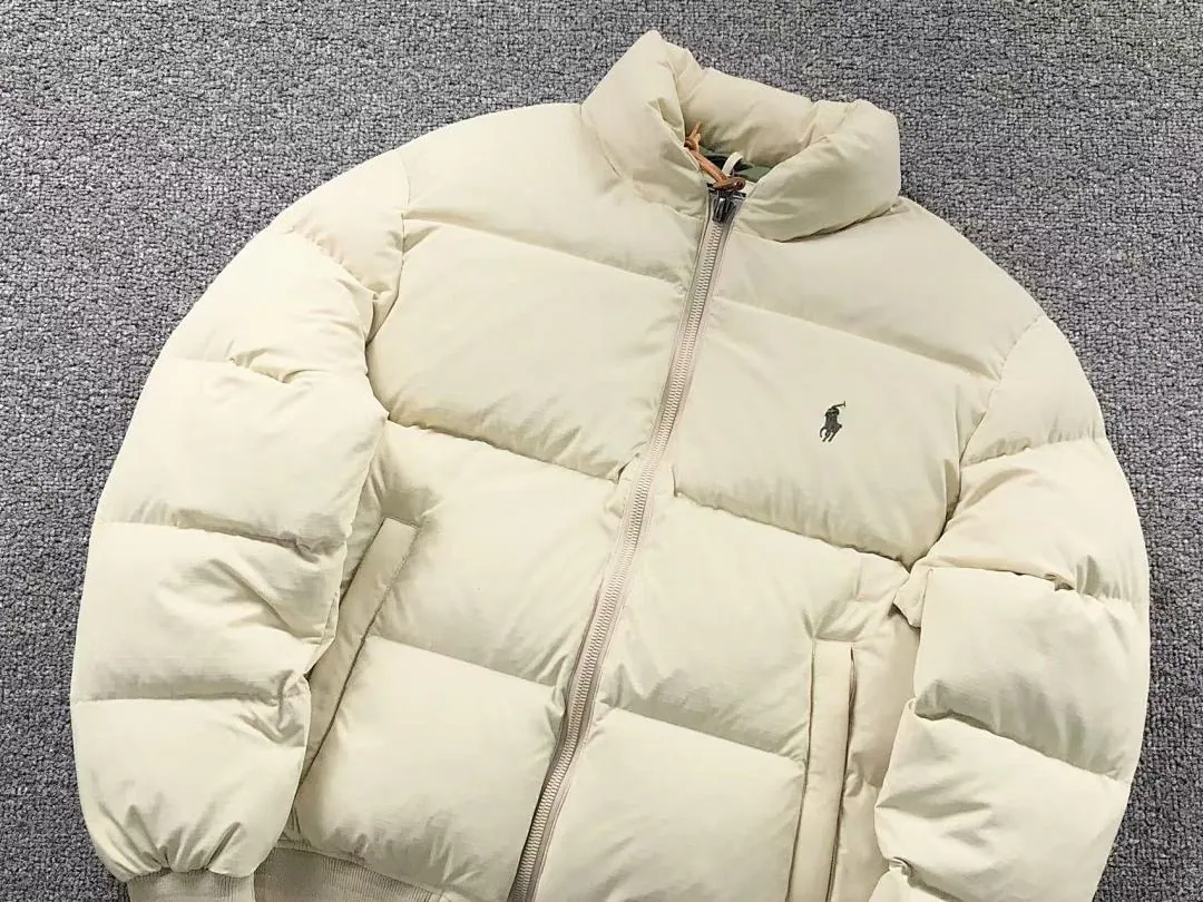 Ralph Lauren Cream White Puffer Jacket