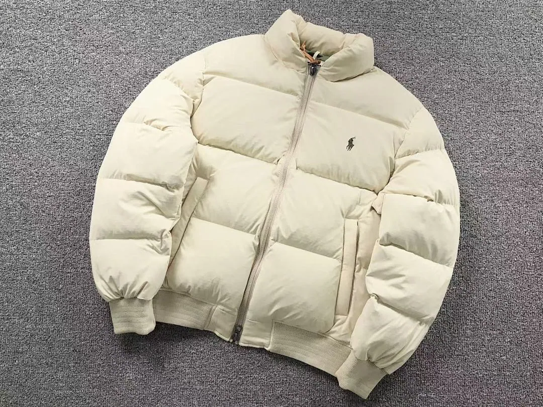 Ralph Lauren Cream White Puffer Jacket