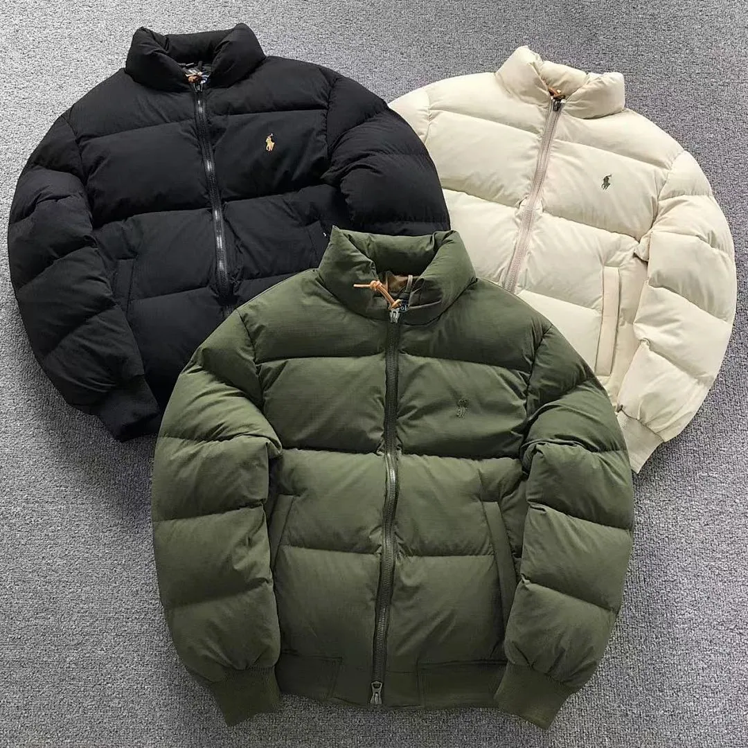 Ralph Lauren Cream White Puffer Jacket