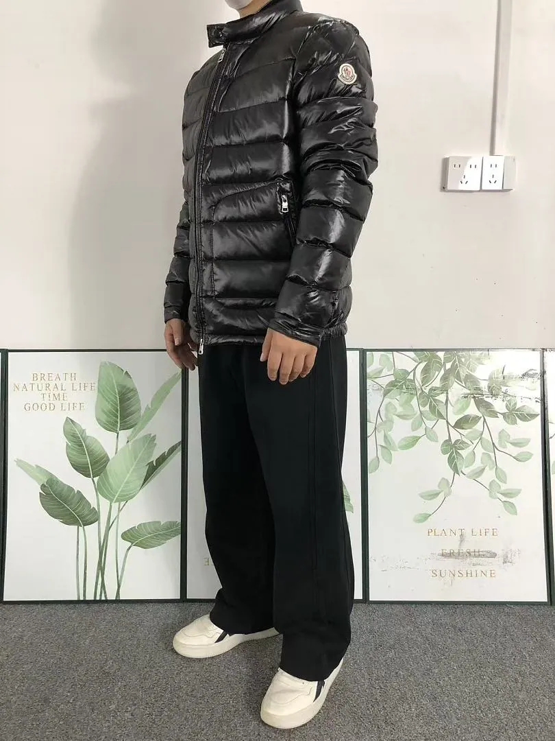 Moncler Navy Fur Hood Puffer