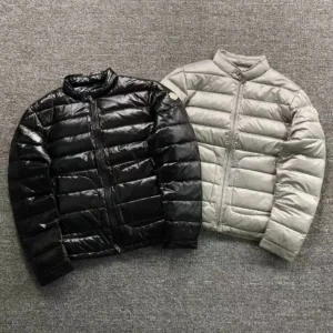 Moncler Navy Fur Hood Puffer