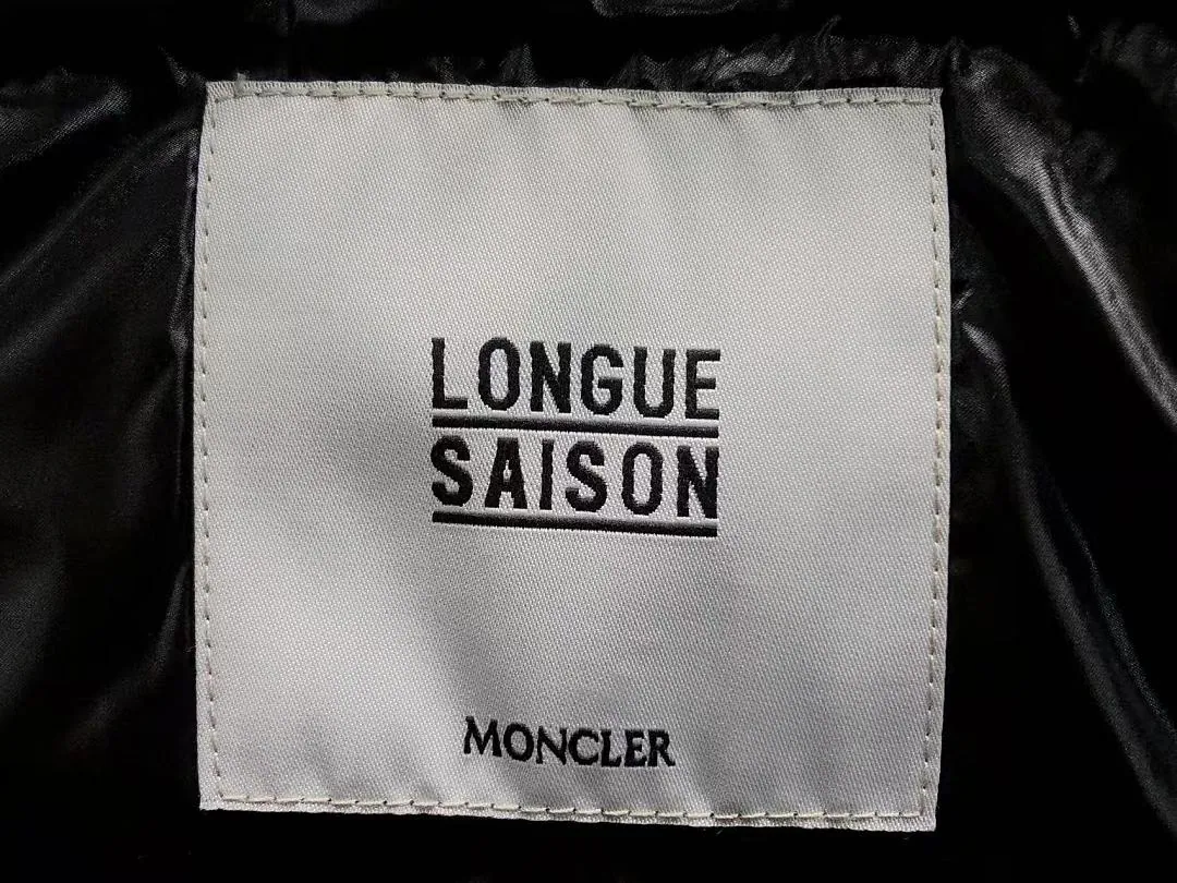 Moncler Navy Fur Hood Puffer