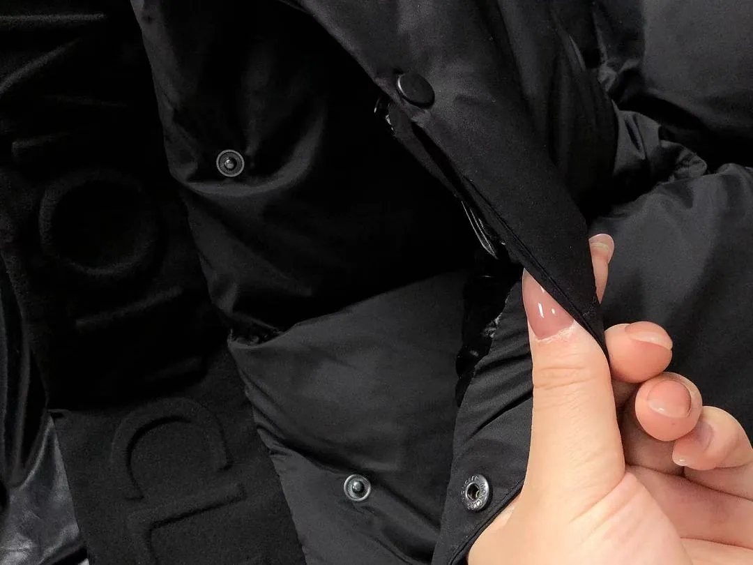 Moncler Black Longline Puffer