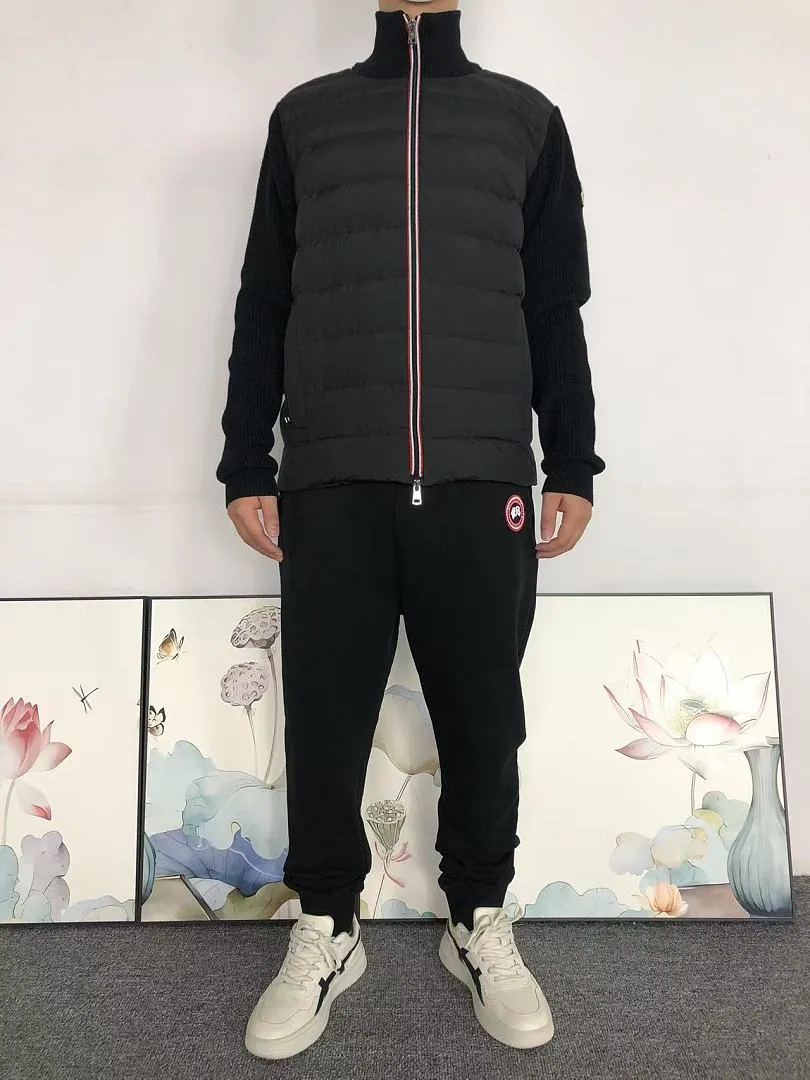 Moncler White & Black Packable Puffers