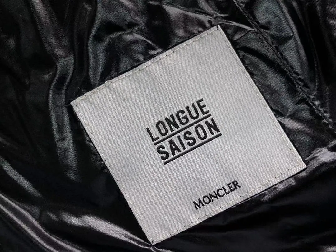 Moncler Black Glossy Longline Puffer G