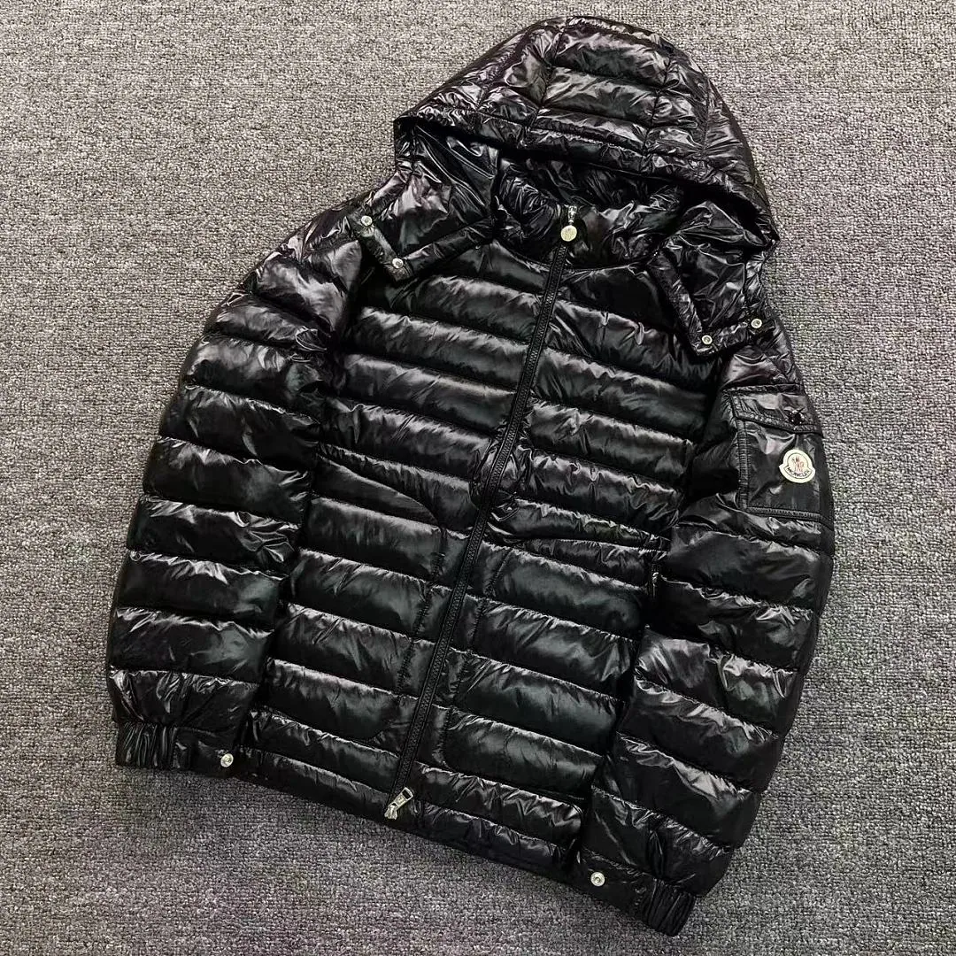 Moncler Black Glossy Longline Puffer G