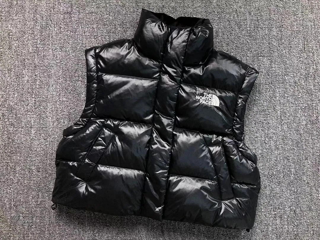 The North Face Silver Glossy Puffer