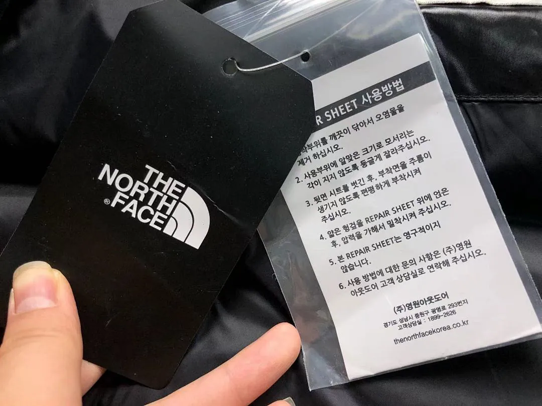 The North Face Silver Glossy Puffer