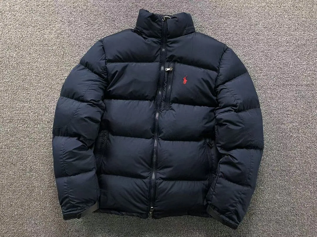 Ralph Lauren Black Longline Puffer G