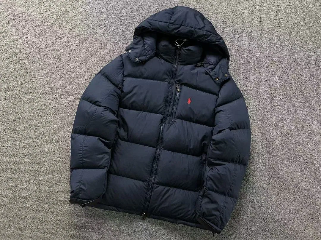 Ralph Lauren Black Longline Puffer G