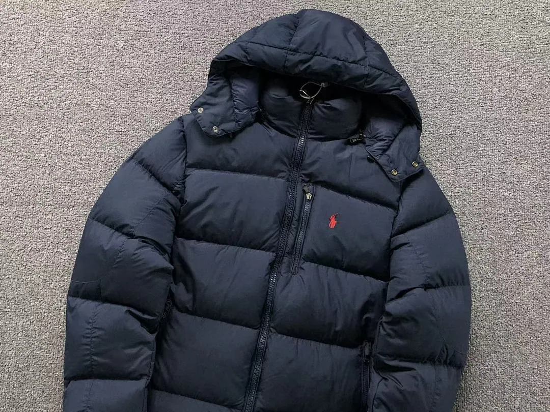 Ralph Lauren Black Longline Puffer G