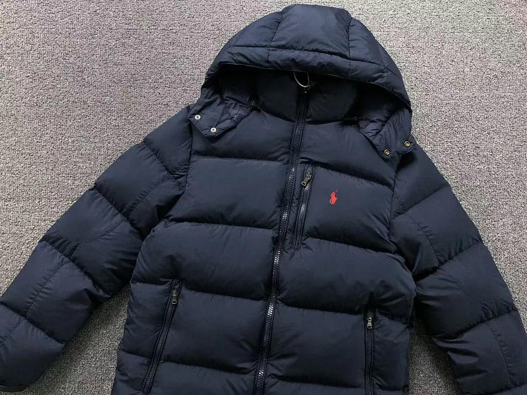 Ralph Lauren Black Longline Puffer G