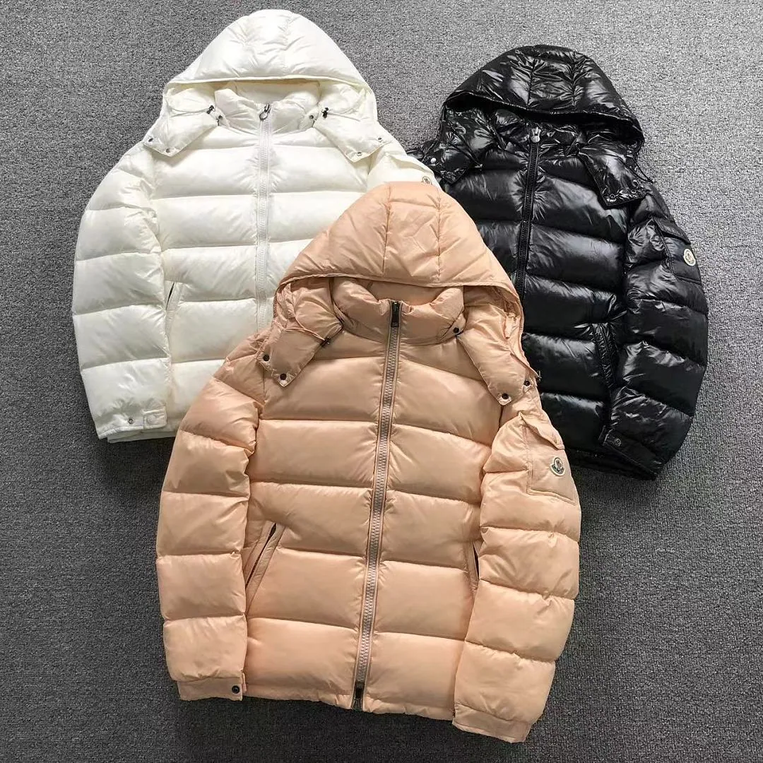 Moncler Black Packable Hooded Puffer Jacket