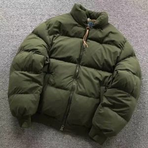 Ralph Lauren Olive Green Packable Puffer
