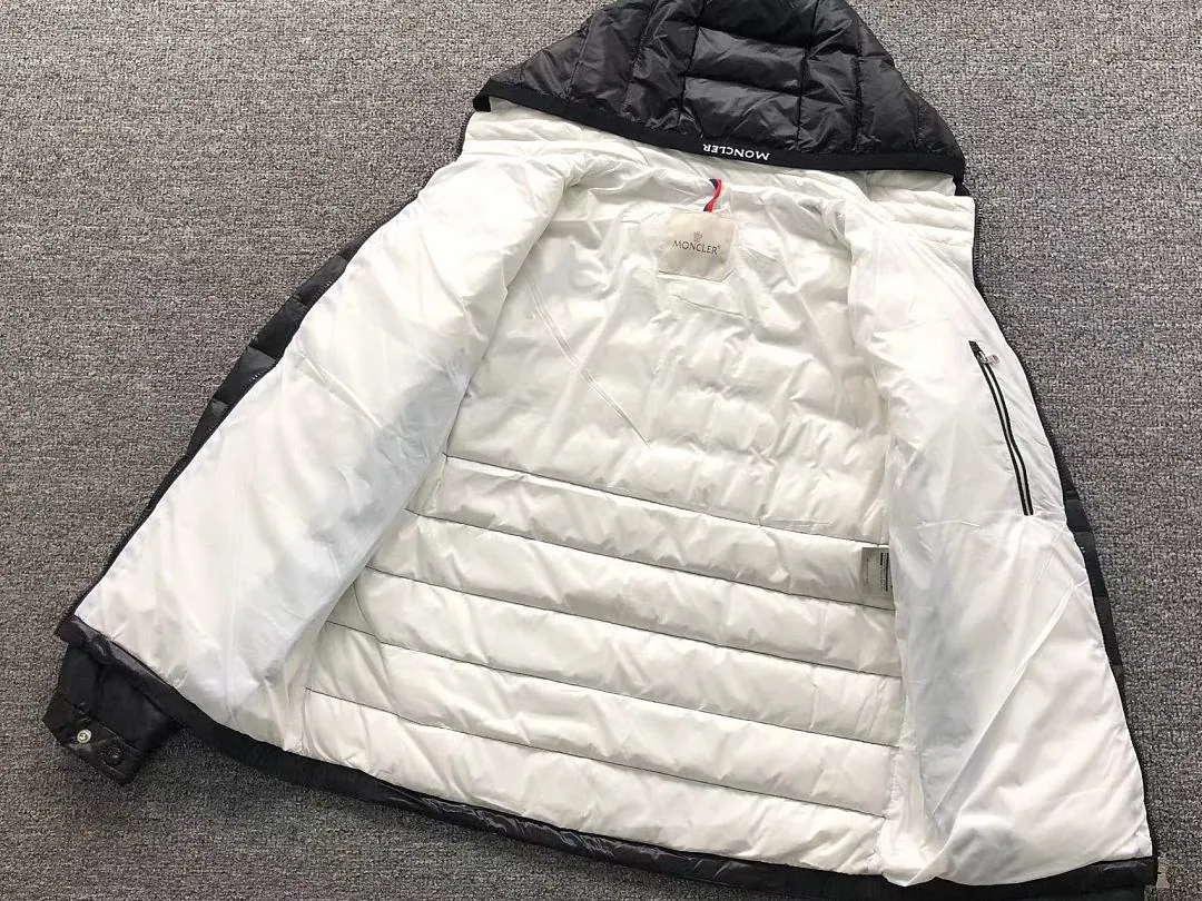 Moncler Black Matte Packable Puffer
