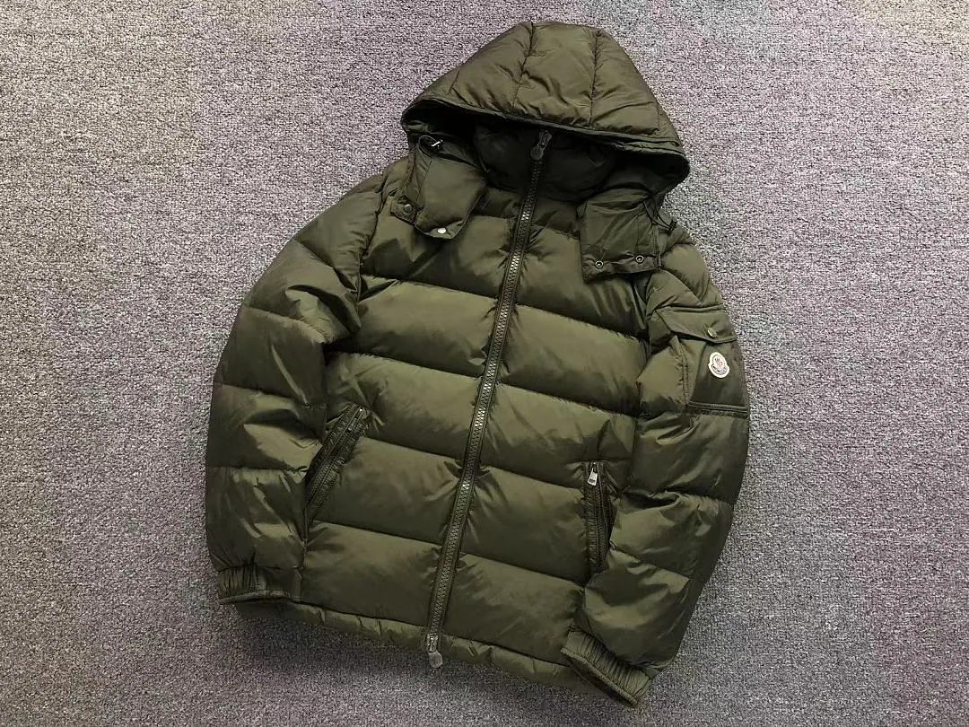 Moncler Black Horizontal Quilt Puffer