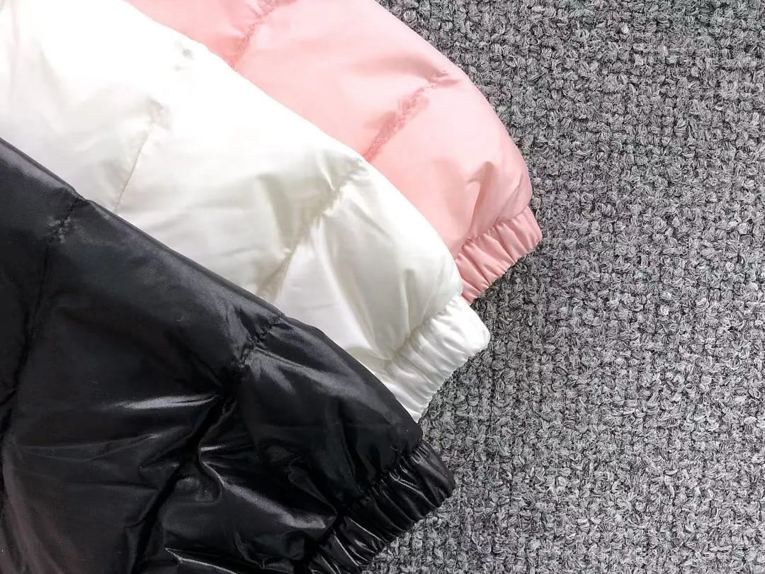 Moncler White Glossy Down Jacket