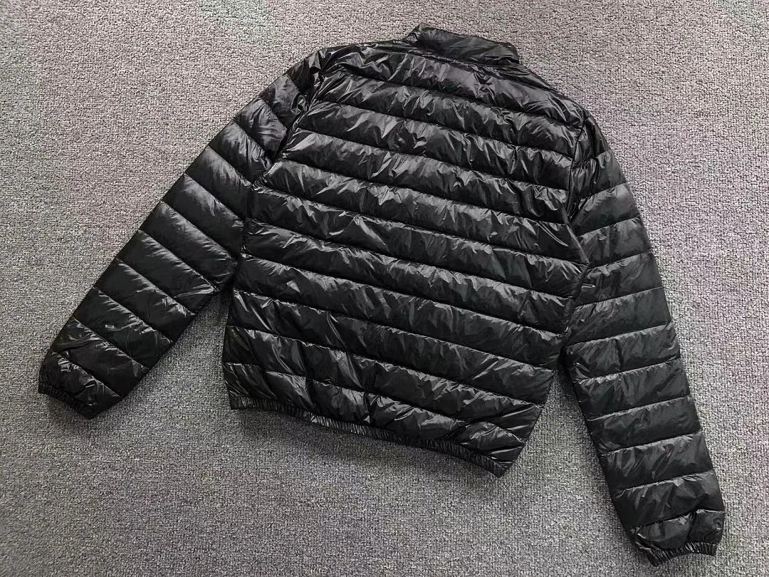 Moncler White Glossy Down Jacket