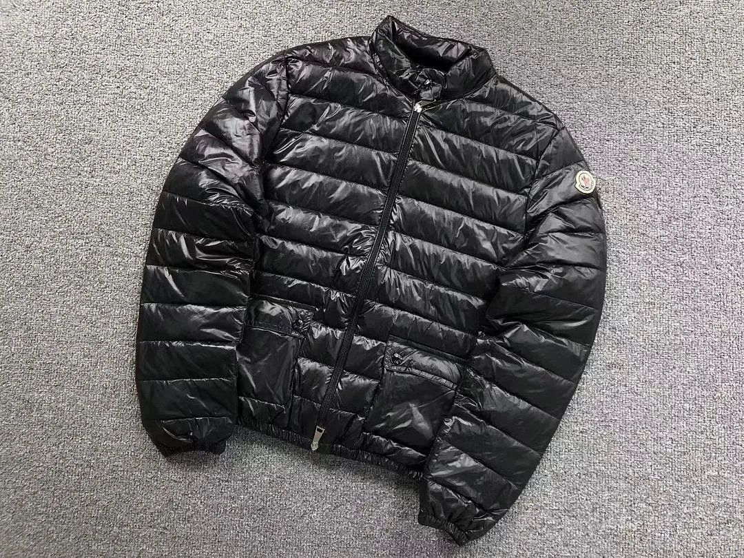 Moncler White Glossy Down Jacket