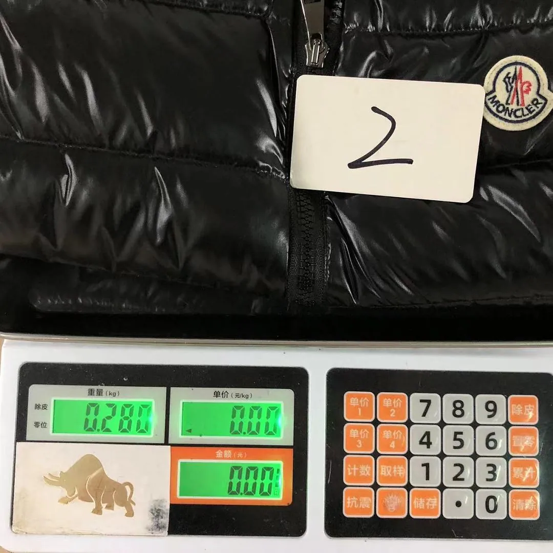 Moncler Black Glossy Down Gilet