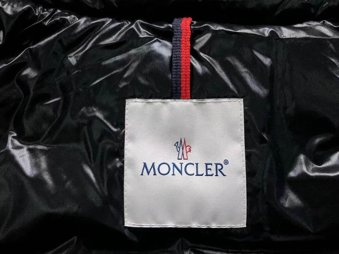 Moncler Black Glossy Down Gilet