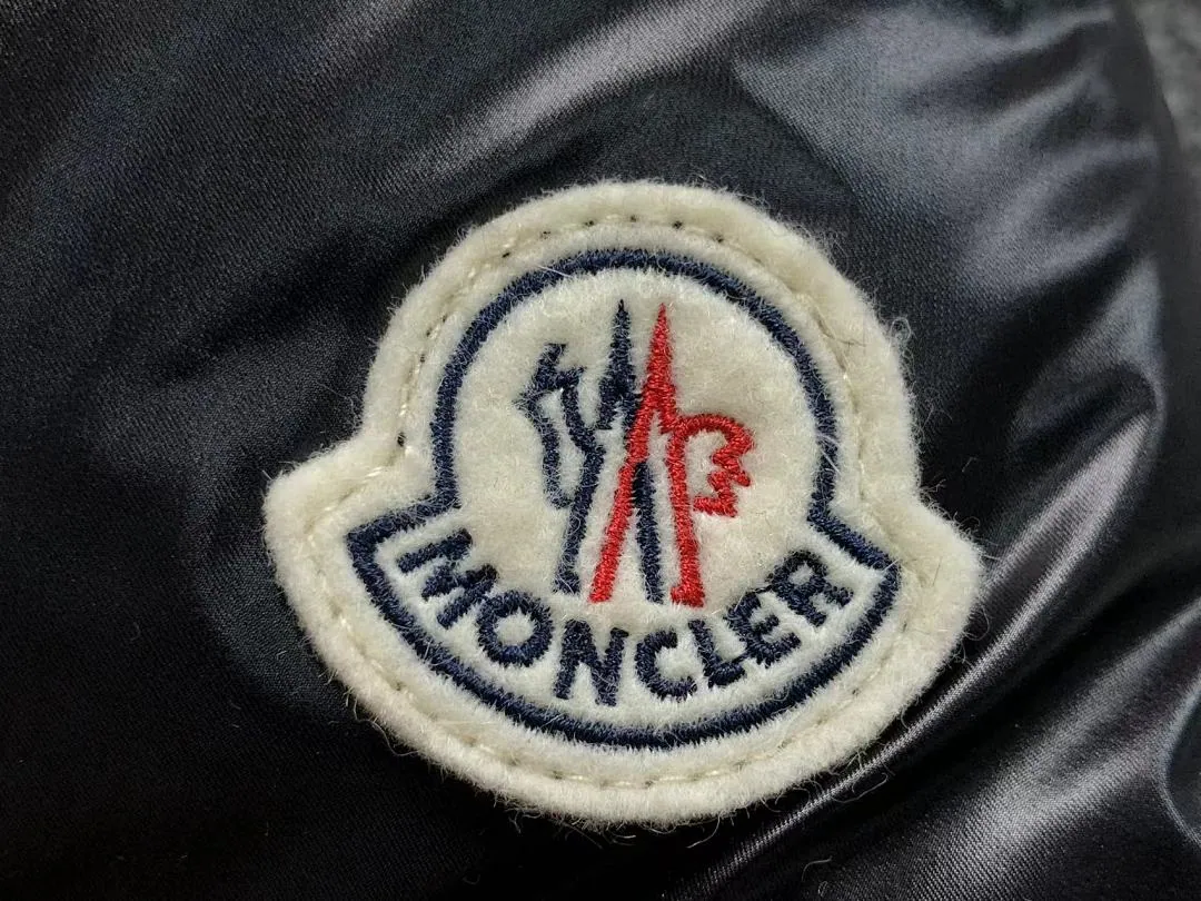 Moncler Black Glossy Maxi Down Coat