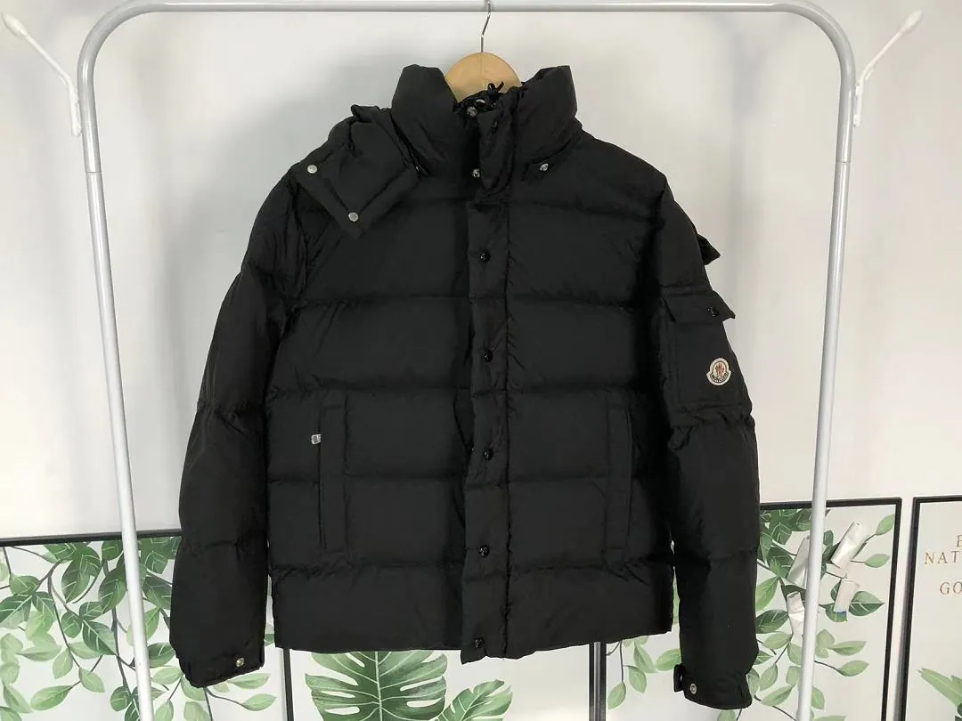 Moncler Black Matte Longline Coat