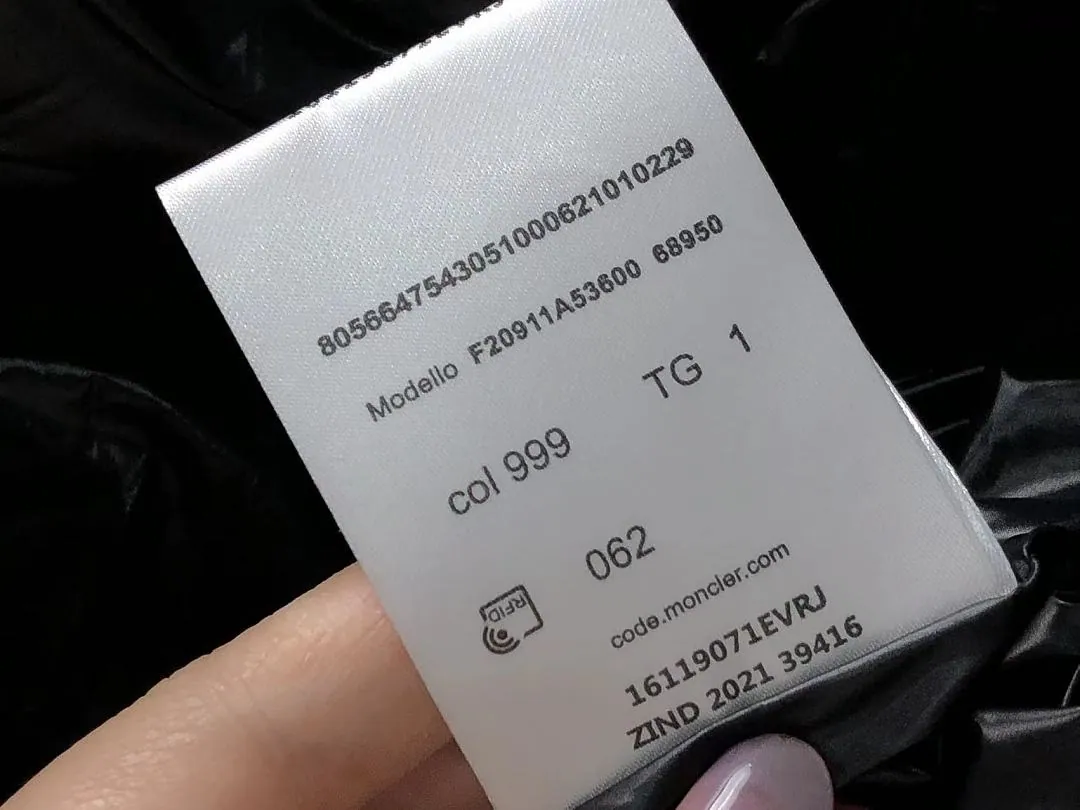 Moncler Black Matte Longline Coat