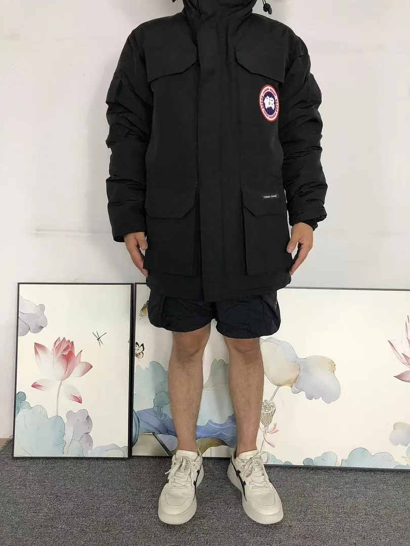 Canada Goose Black Glossy Longline Puffer F